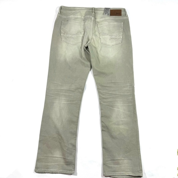BKE Buckle Mens Jake Straight Jeans Mid Rise - Picture 2 of 9